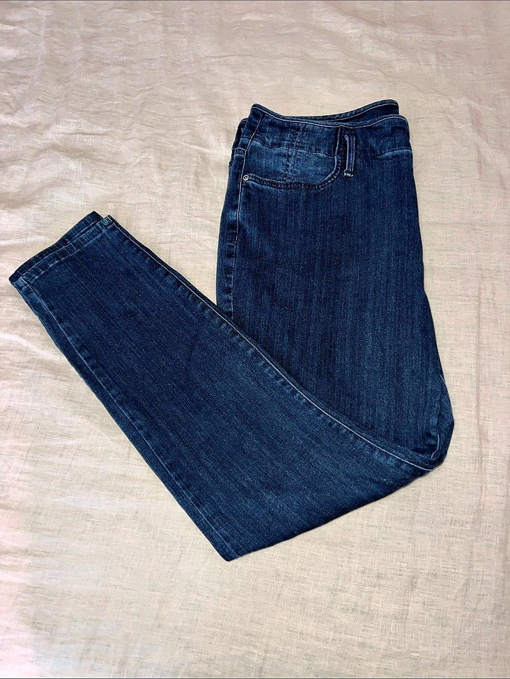 NYDJ Ami Skinny Jeans Size 16 Dark Blue